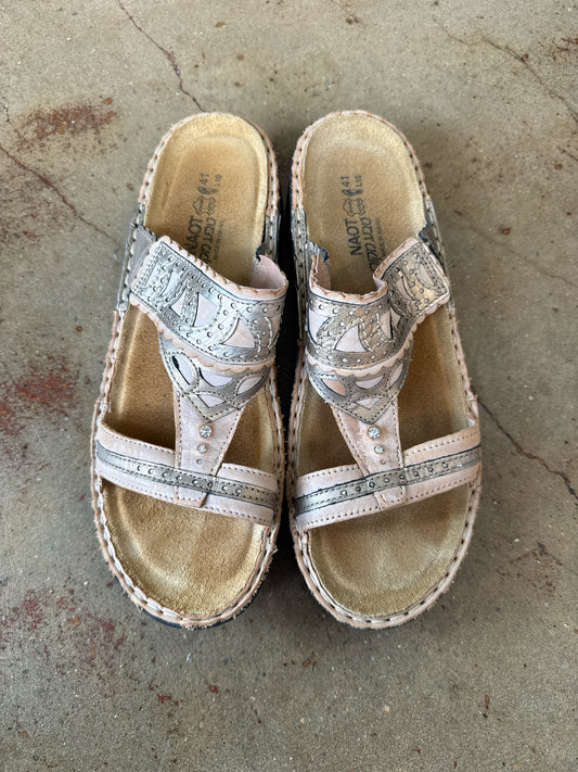 NAOT Shoe Size 41 Tan/Multi Sandals