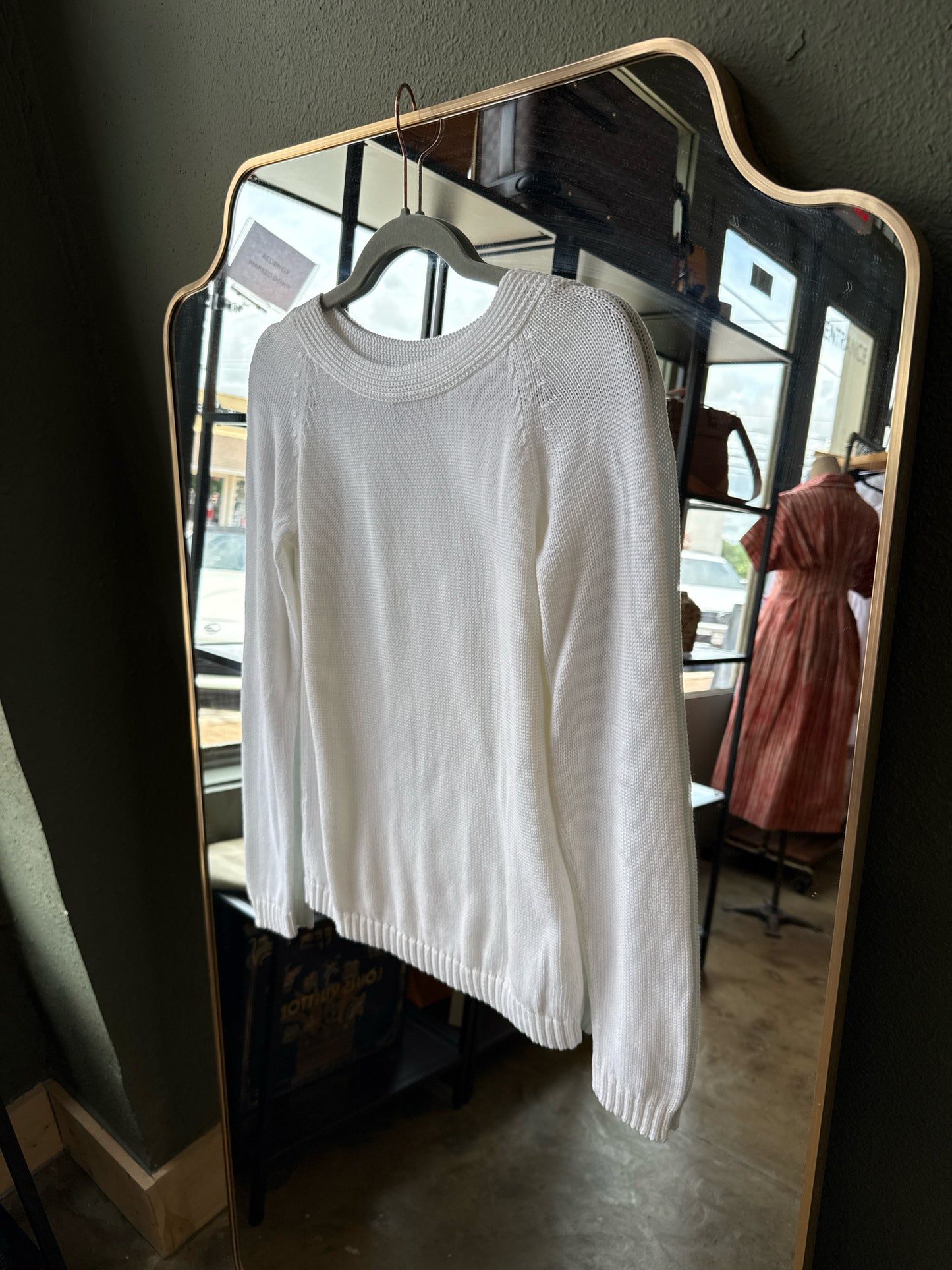 ANN TAYLOR Size S White Sweater