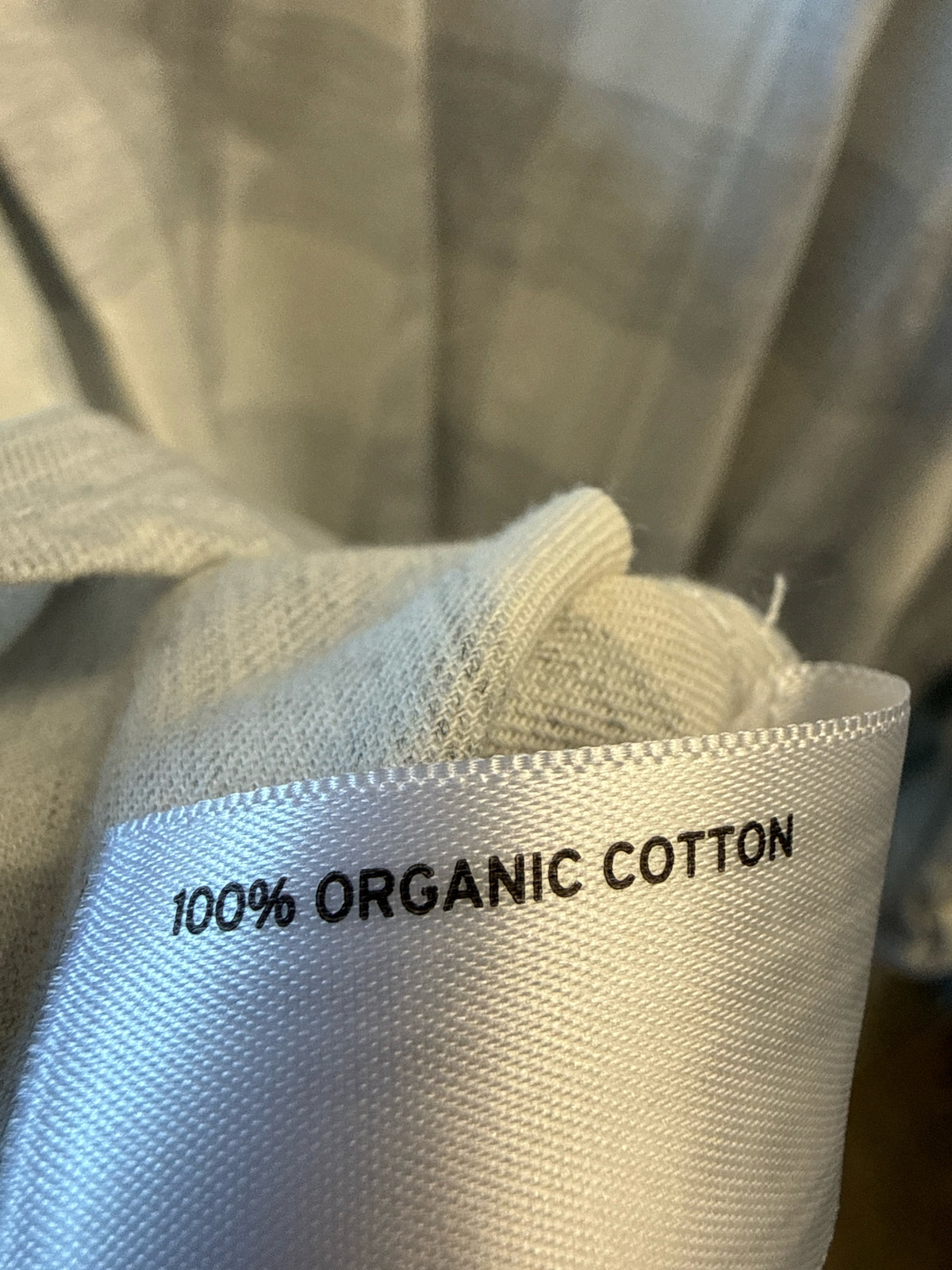 DULUTH TRADING Size L Gray/White Top