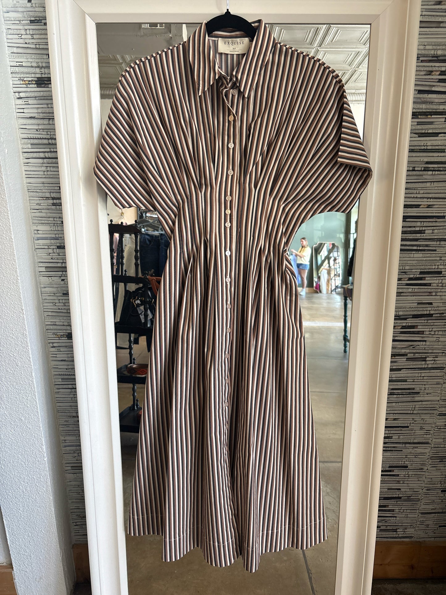 Exquise Size XSP Bronze/black Dress