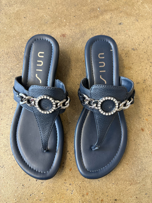 unisa Shoe Size 6 Navy Sandals