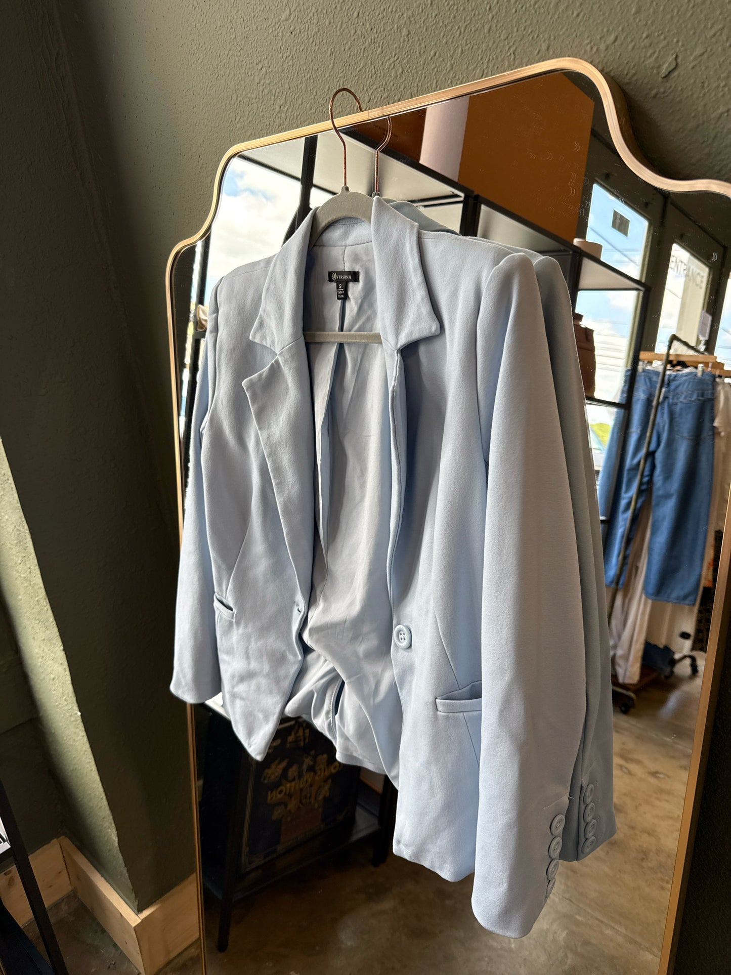 Versona Size S baby blue Blazer