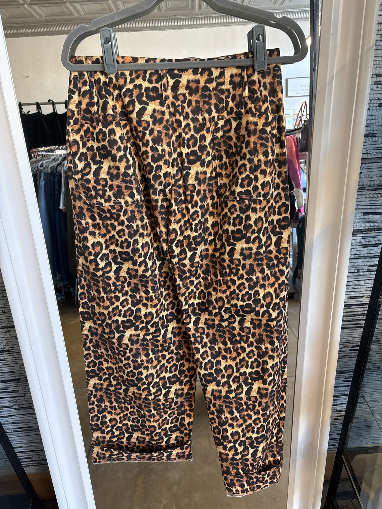 &merci Brown/Tan Cheetah Pants