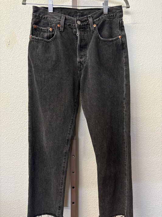 Levis Size 25 Black Denim Jeans