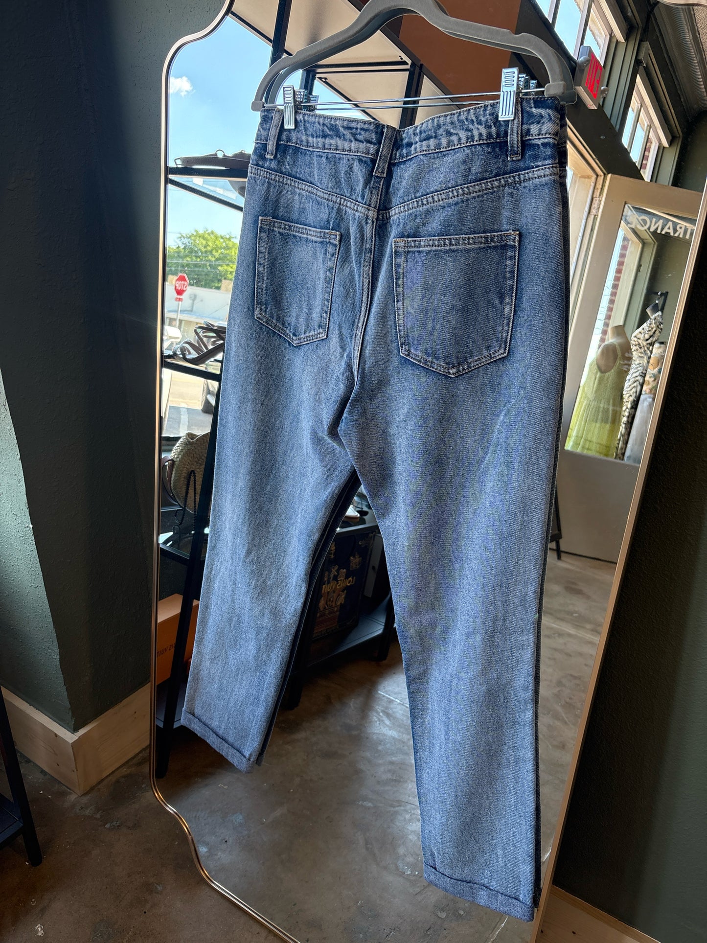 NASTY GAL Size 10 Light Wash distressed Jeans