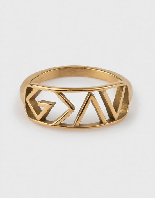 Elevated Faith Gold Ring 7
