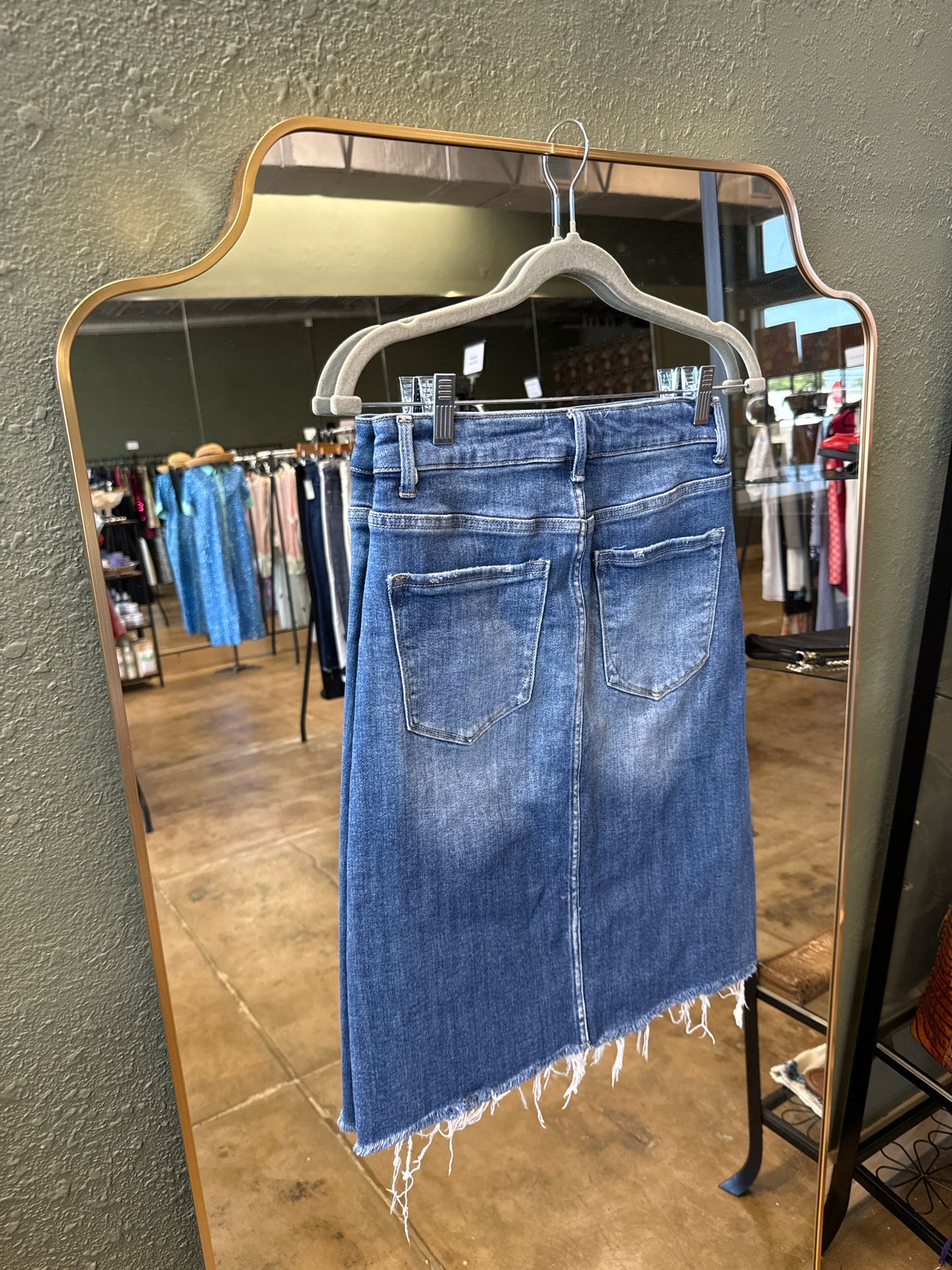 Risen Size S Denim Skirt