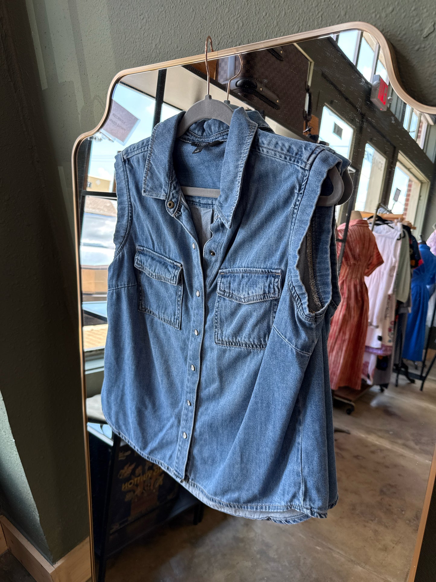 Liverpool Size M Denim Top