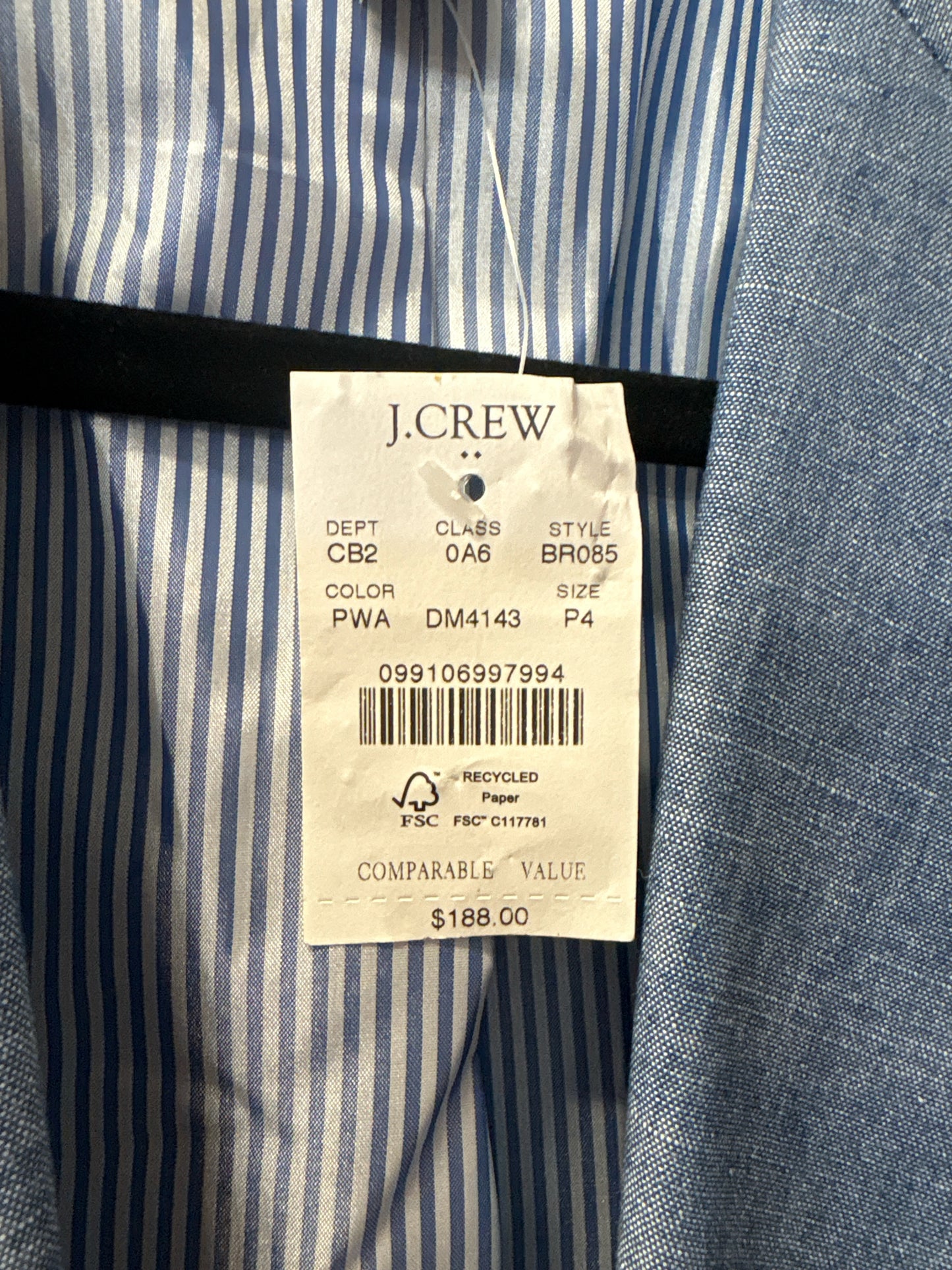 j crew Size 4 Blazer