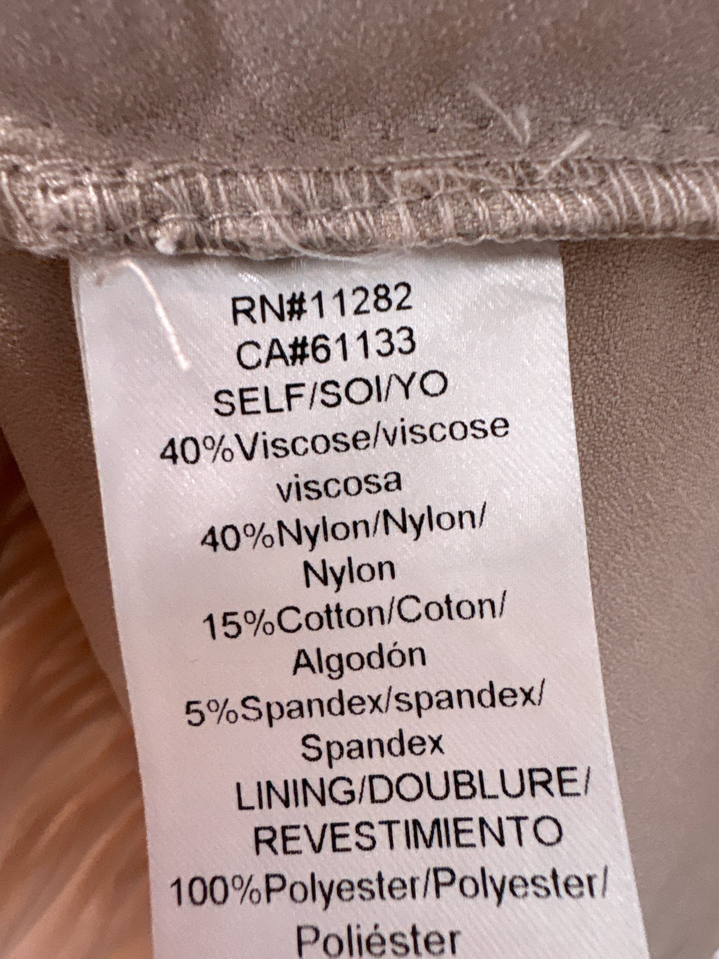 Adelyn Rae Size M Pink/Gray spagetti strap Dress
