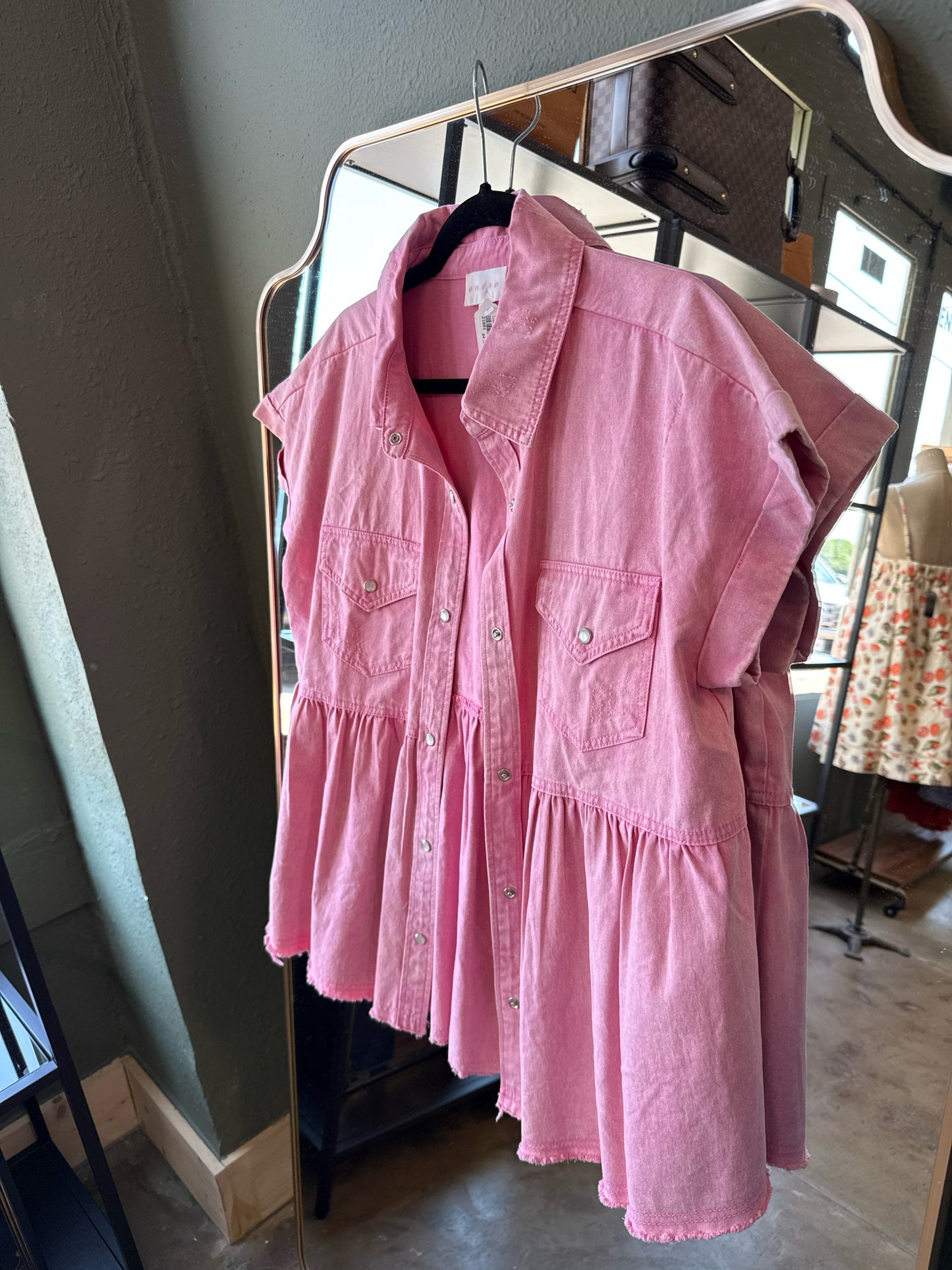 entro Size M Pink Top
