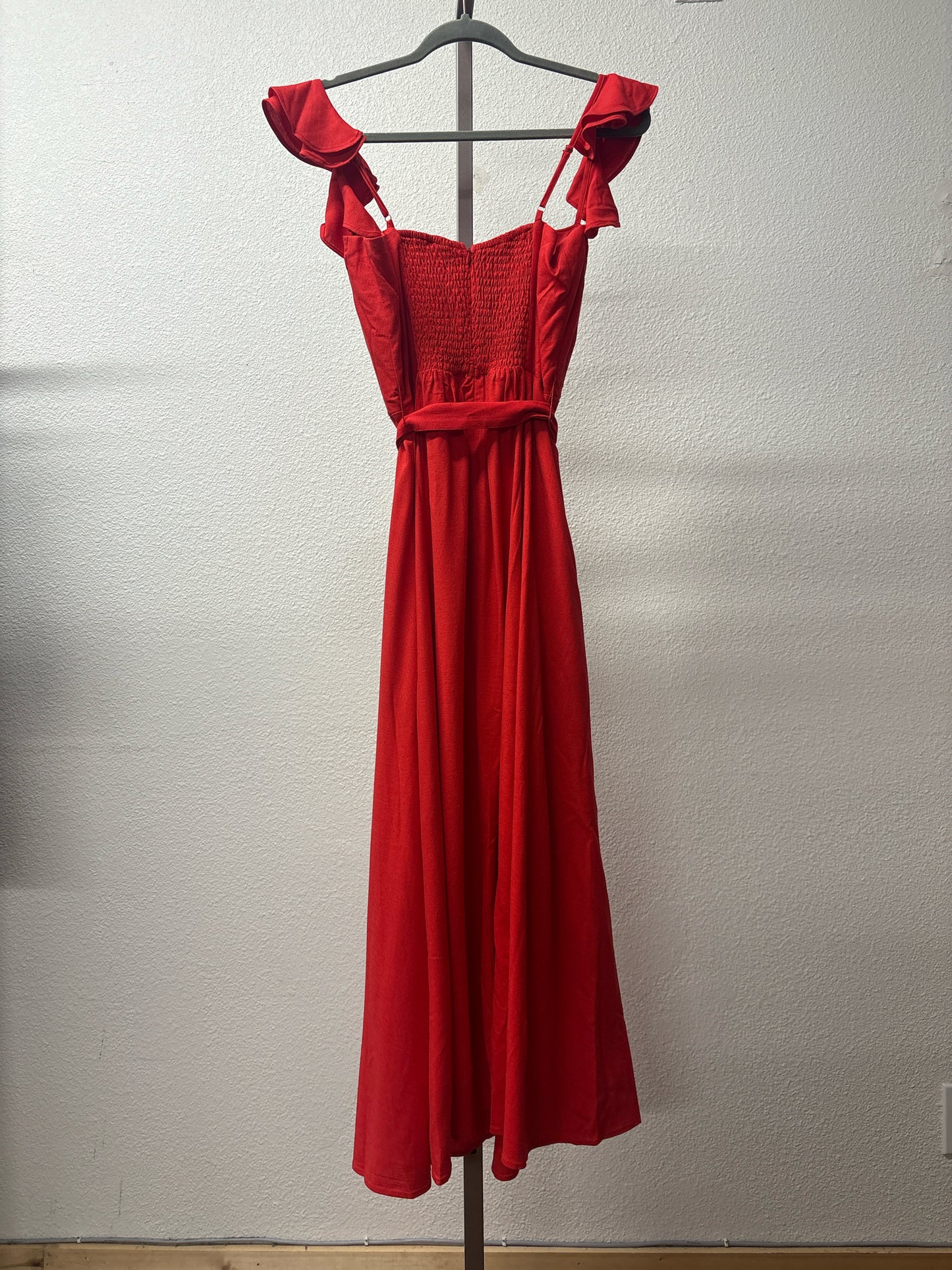 Dress Forum Size M Red Orange maxi Dress