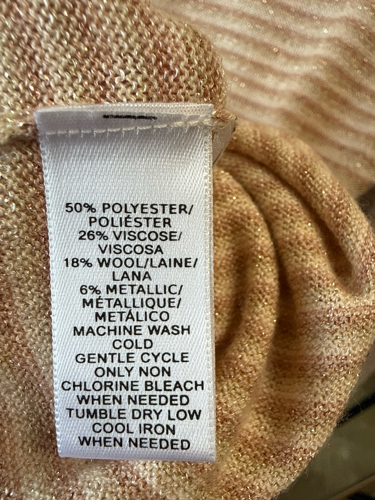 LOFT Size S Peach Sweater