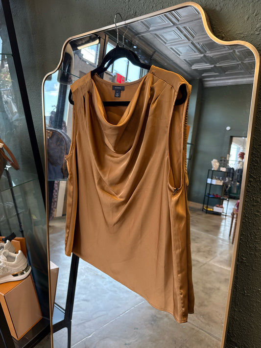 halogen Size L Brown Top