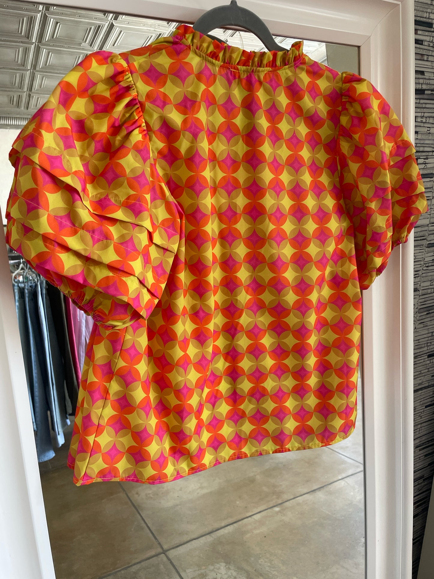 THML Size M Yellow/Multi Top