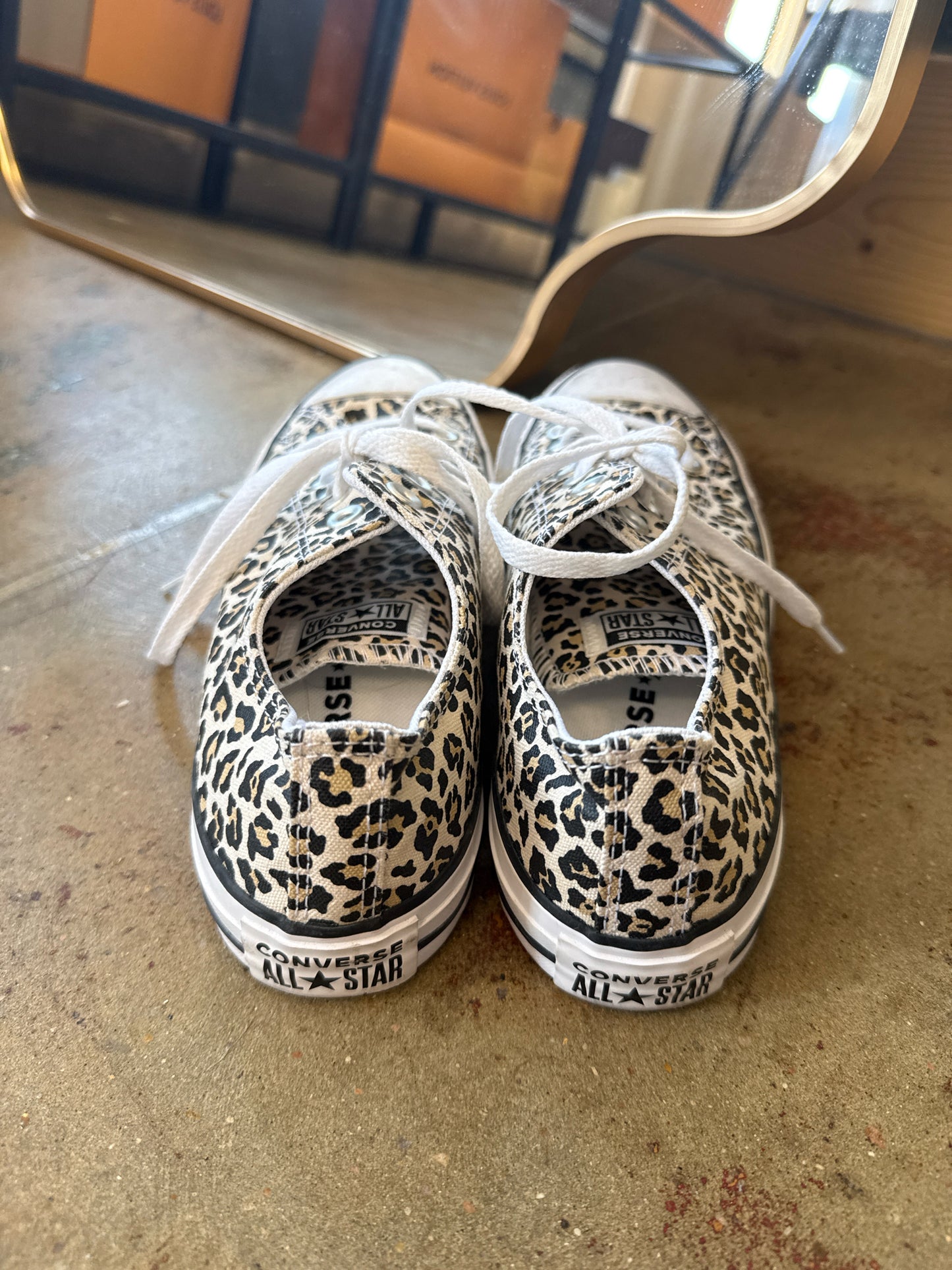 Converse Shoe Size 9.5 Leopard Sneakers