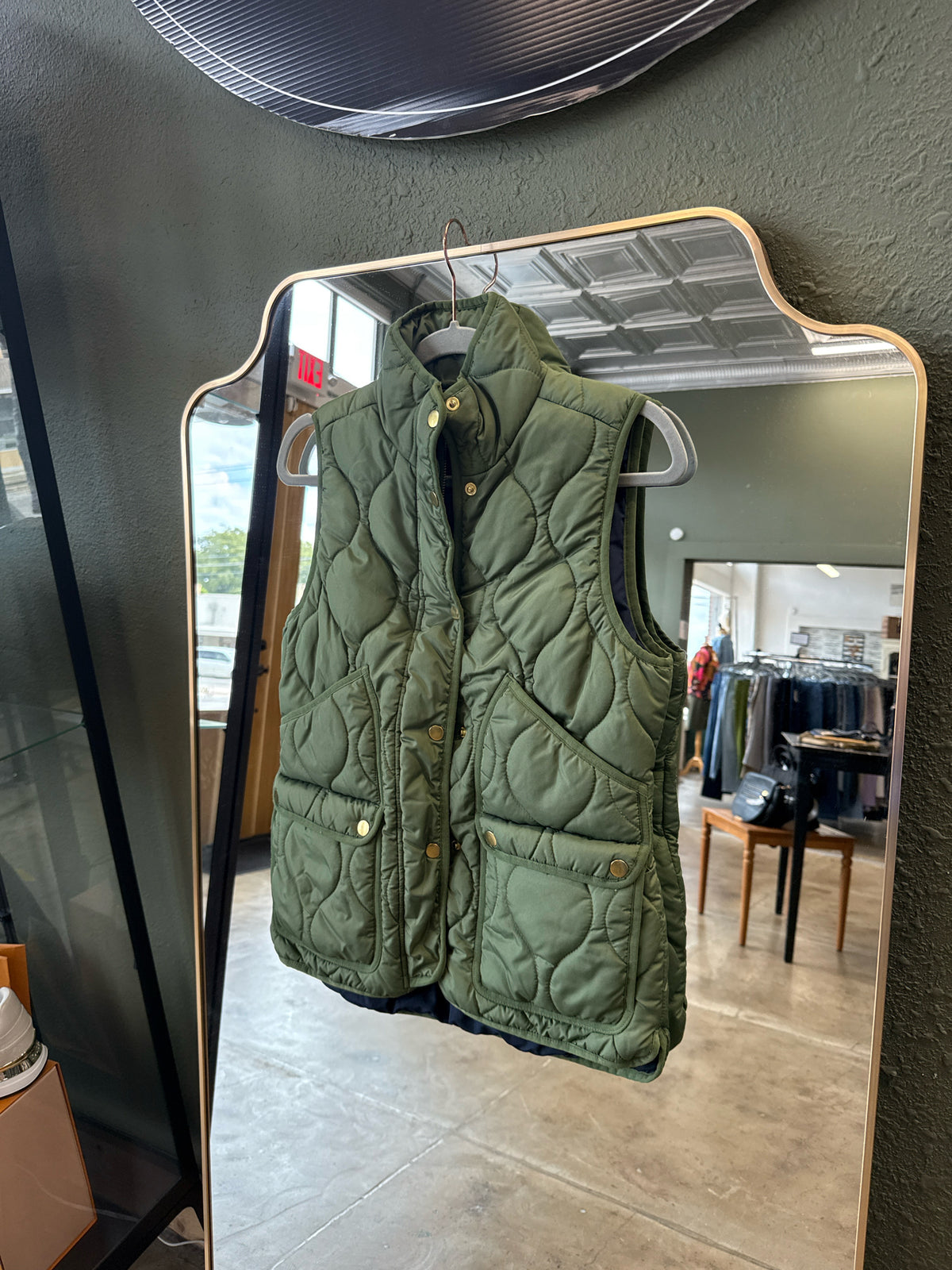 Jcrew Size XS Green Vest