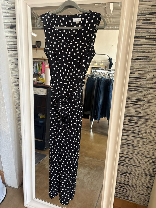 Calvin  Klein Size 4 Black & White Romper