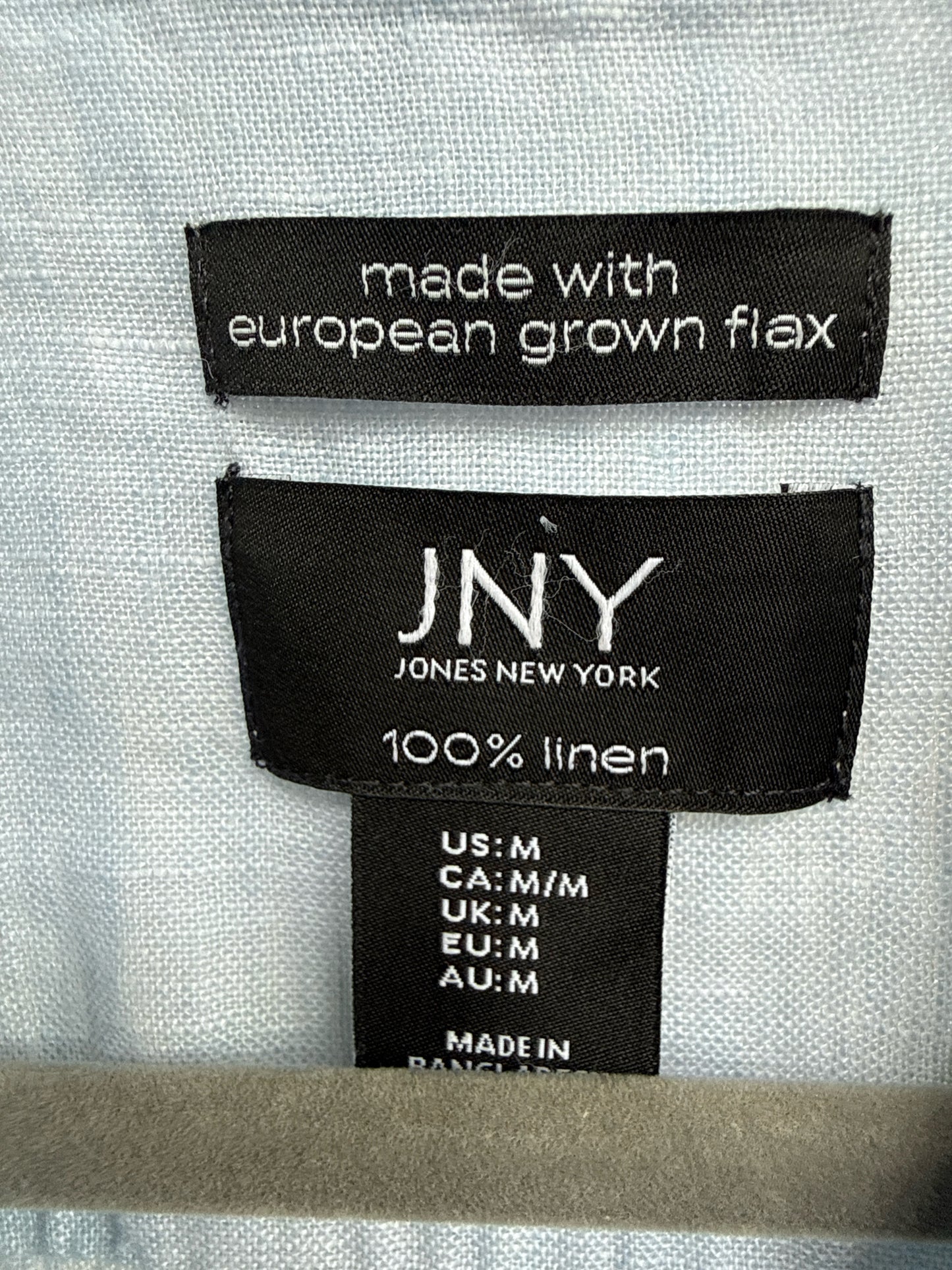 JNY Size M Light Blue Shacket