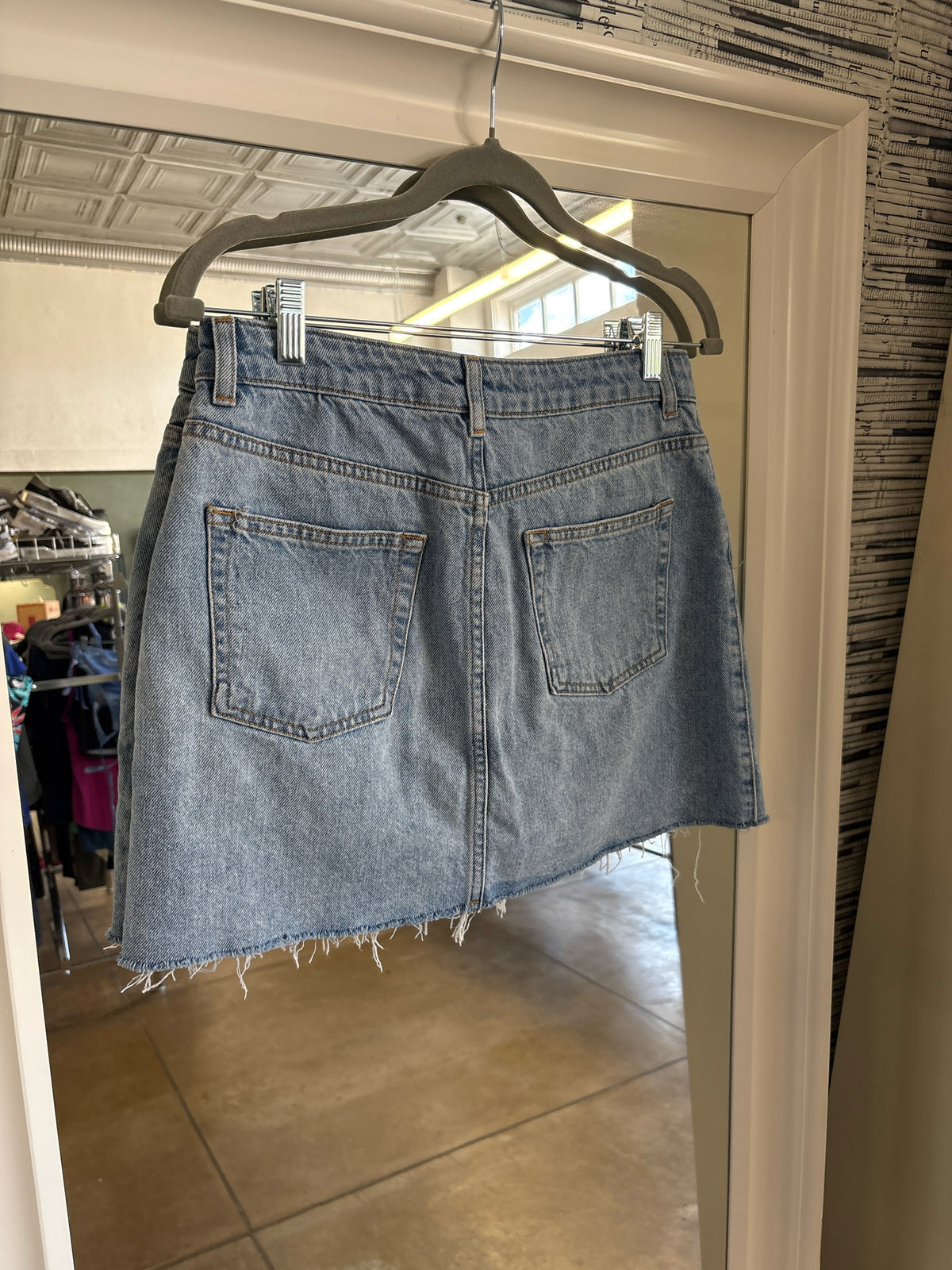 topshop Size 8 Jean Skirt