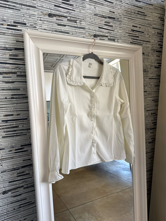 Grace & Chili Size M White Top