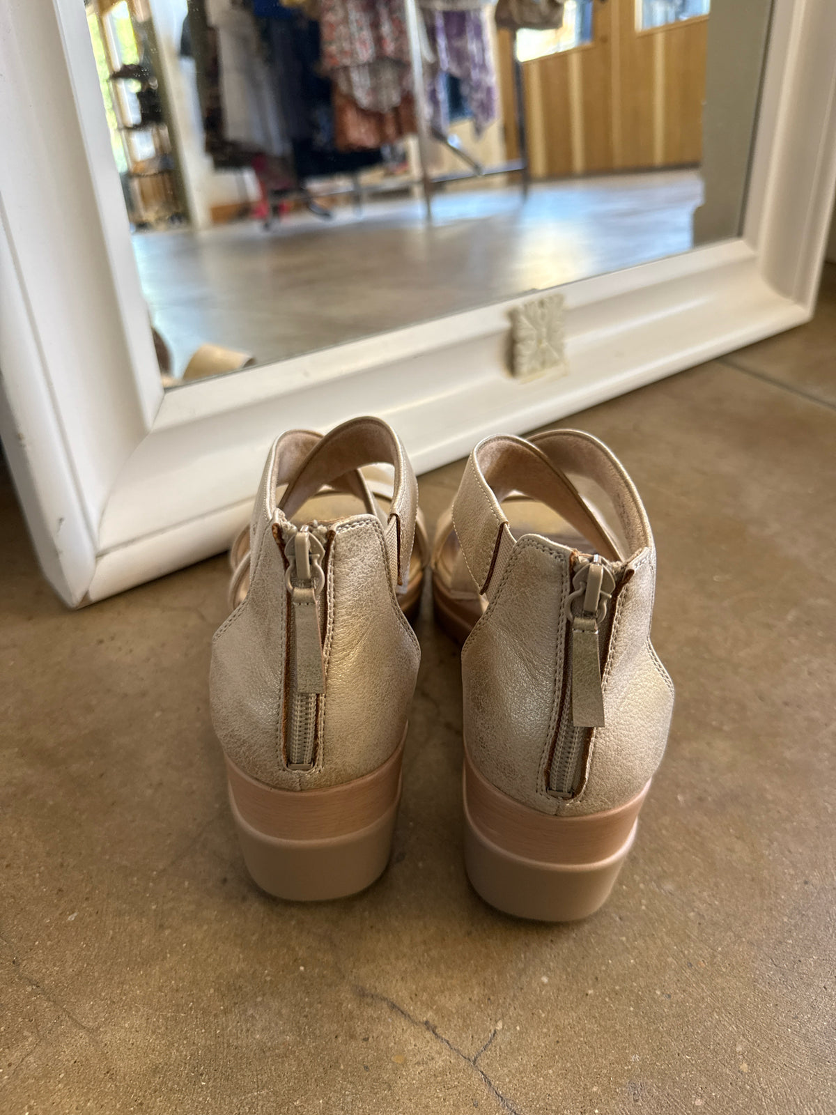 Soul Shoe Size 9.5 Gold Wedge