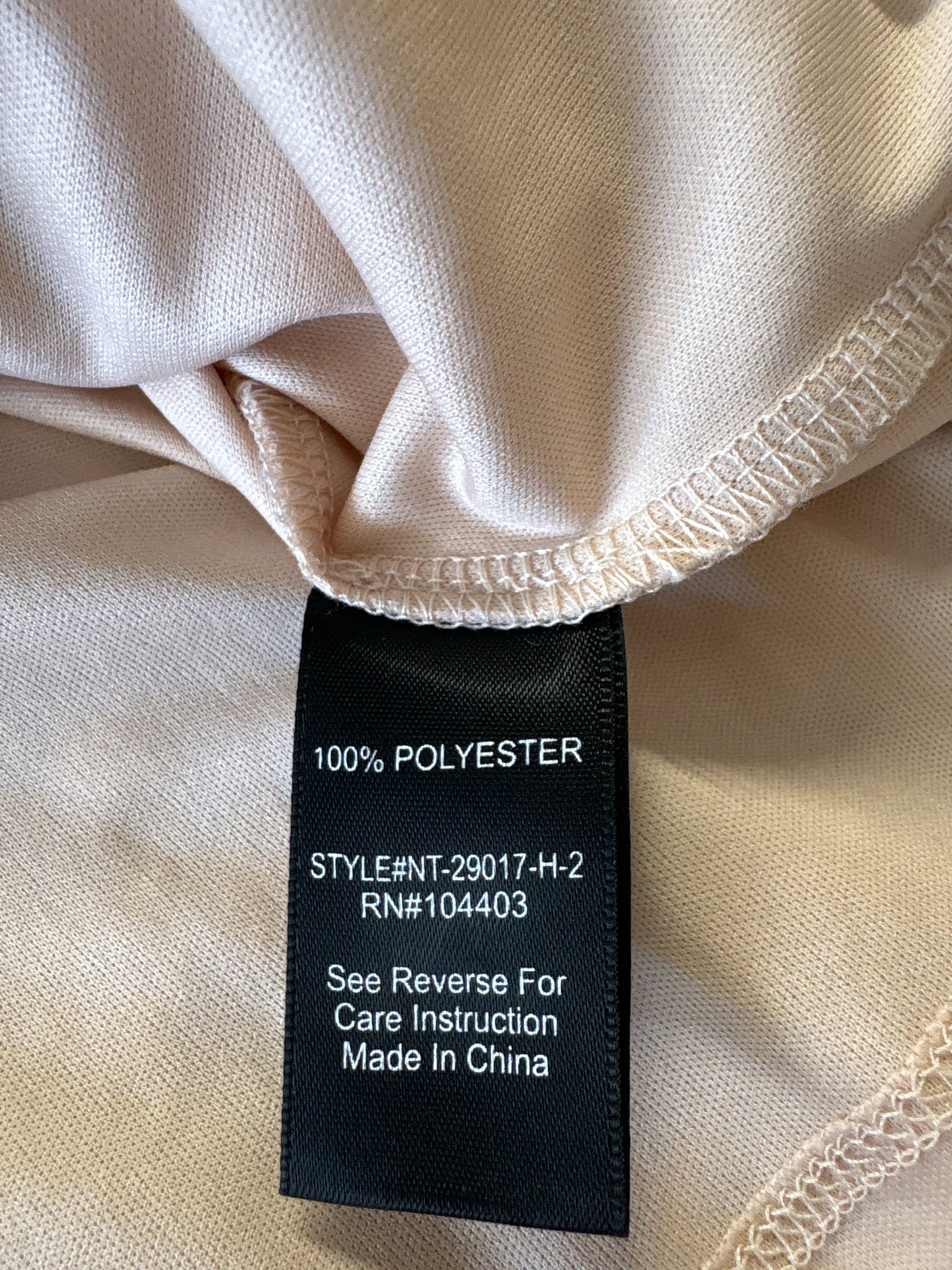 Altar'd State Size L Gold & White Top