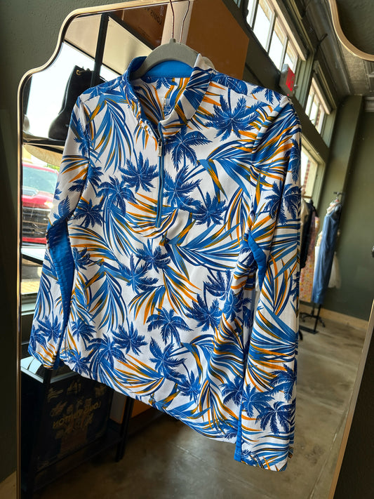Tail Size S blue + multi Tropical Pullover/Hoodie