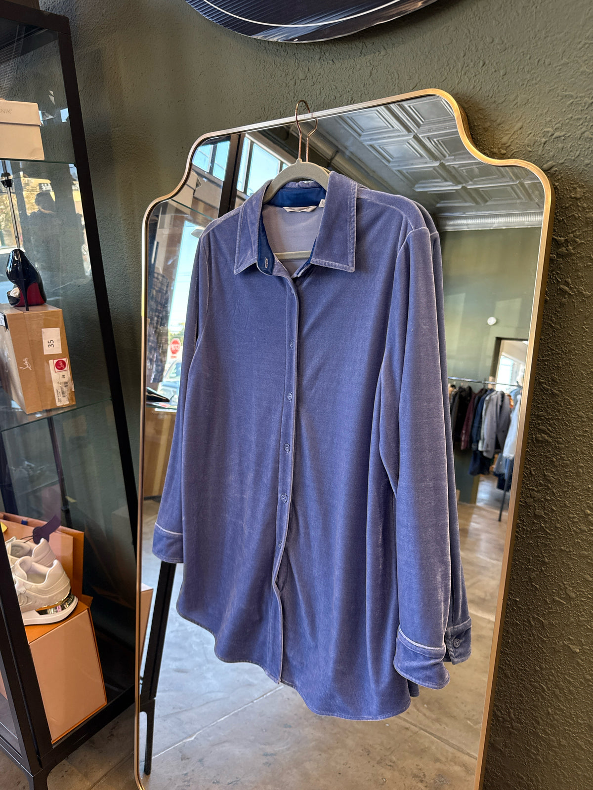 Soft Surroundings Size M Periwinkle Top