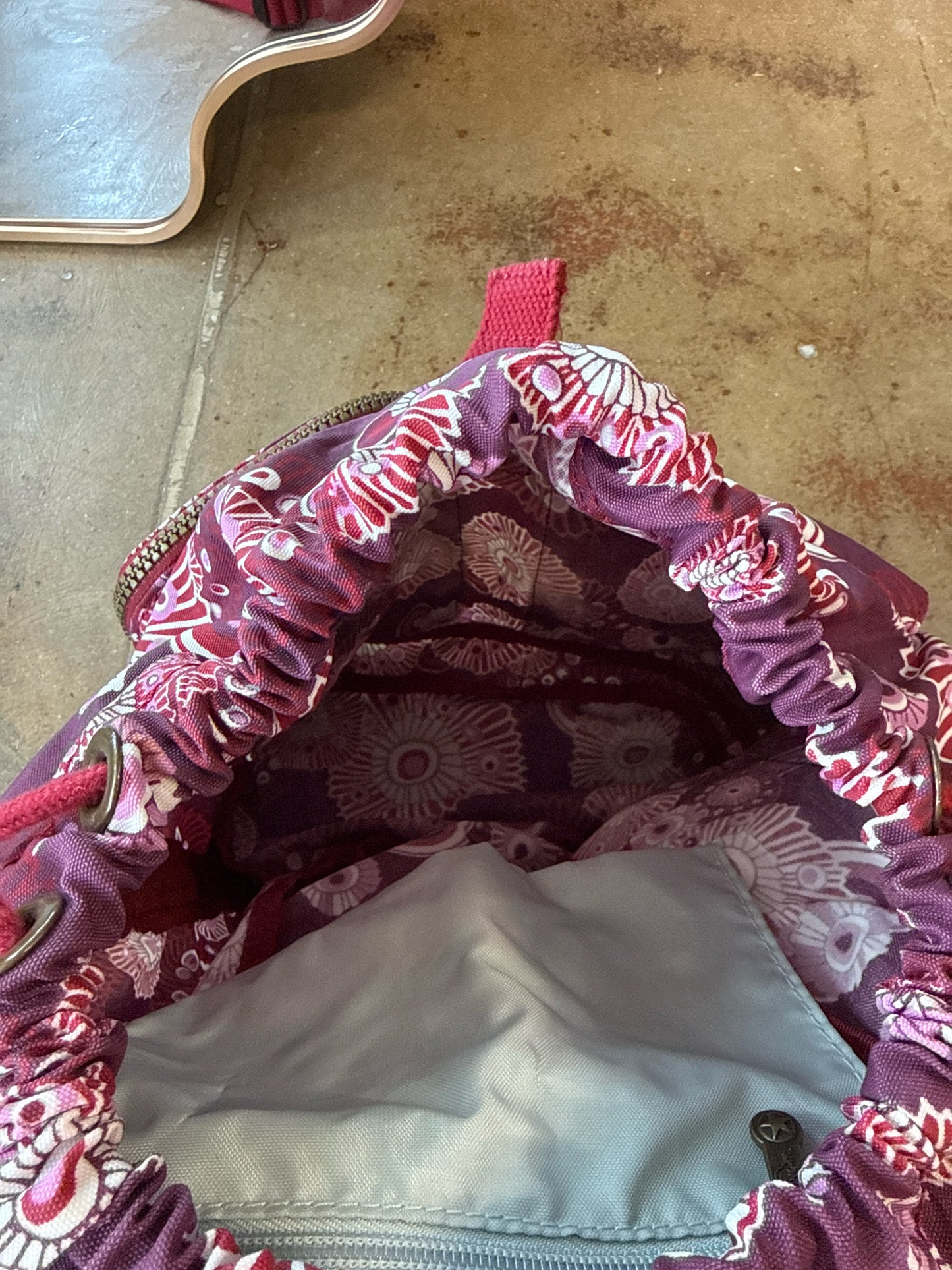 Kipling Purple/Red Backpack