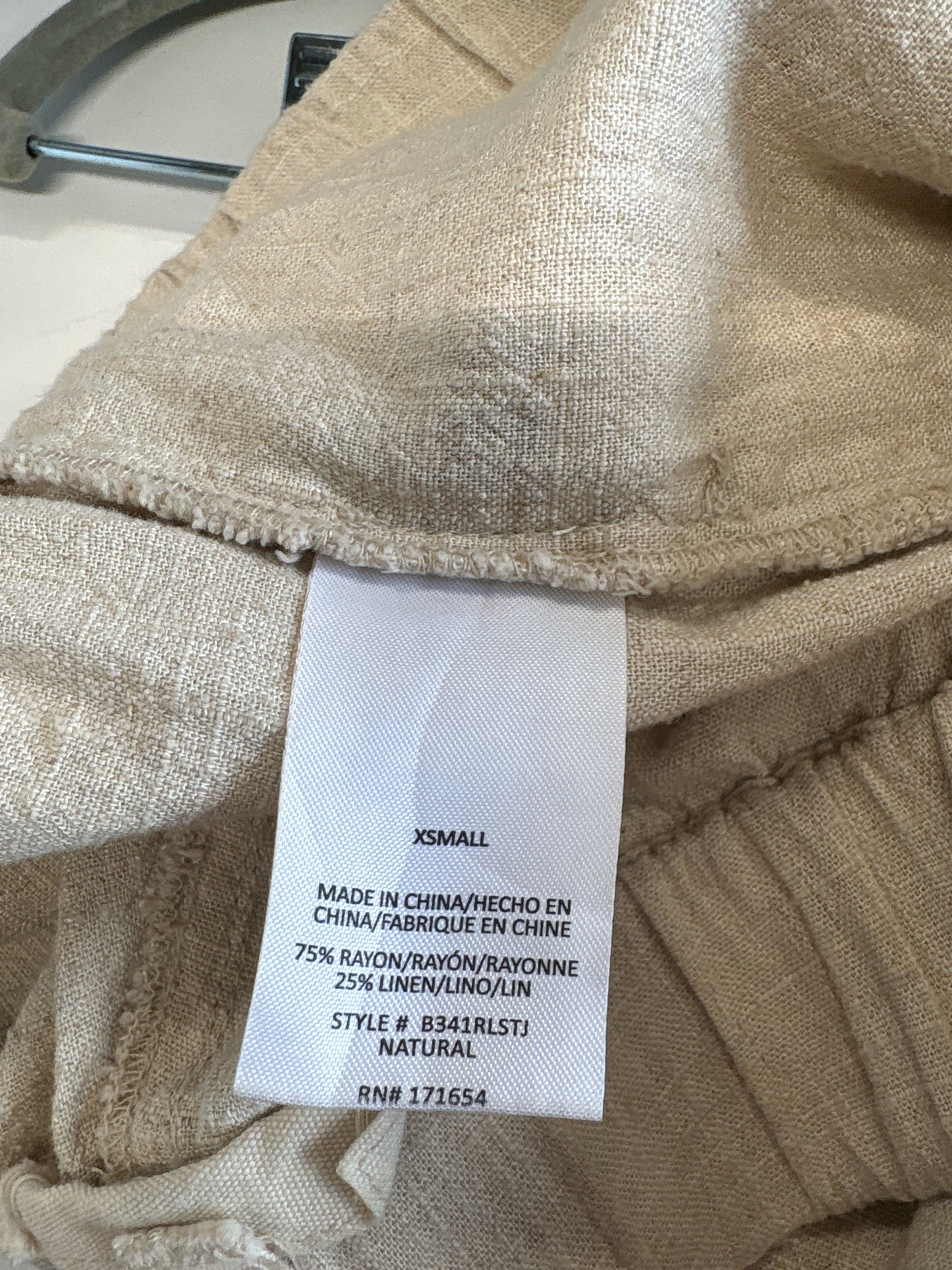 Thread & Supply Size XS Tan Pants