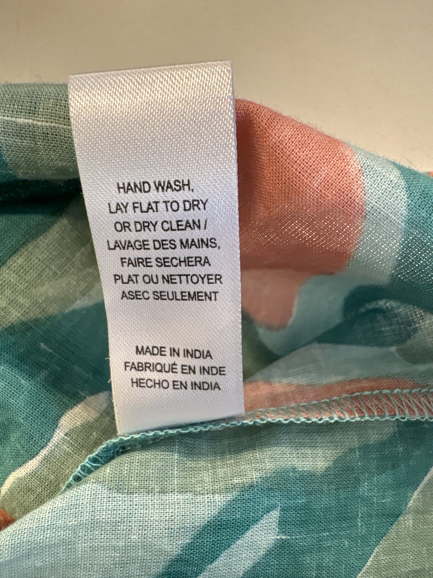 Allison Ny Size L Blue/Peach Tullip Top