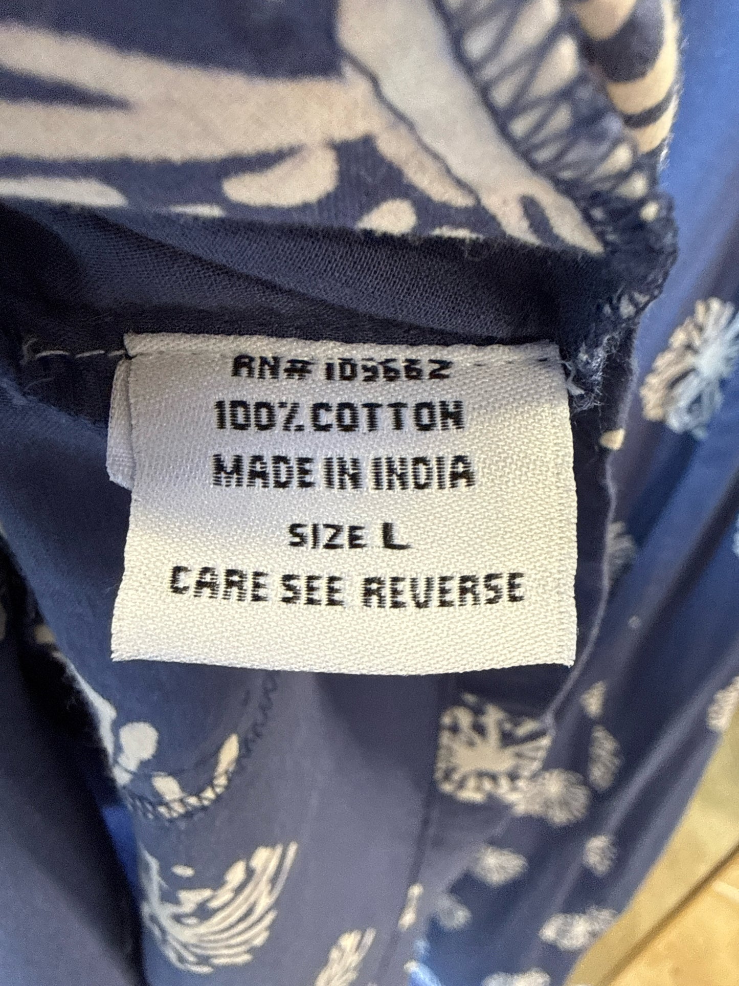 Tulip Size L Blue/White Dress