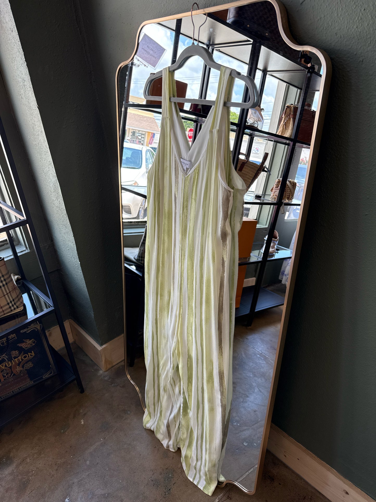 gilli Size L Green/White Romper