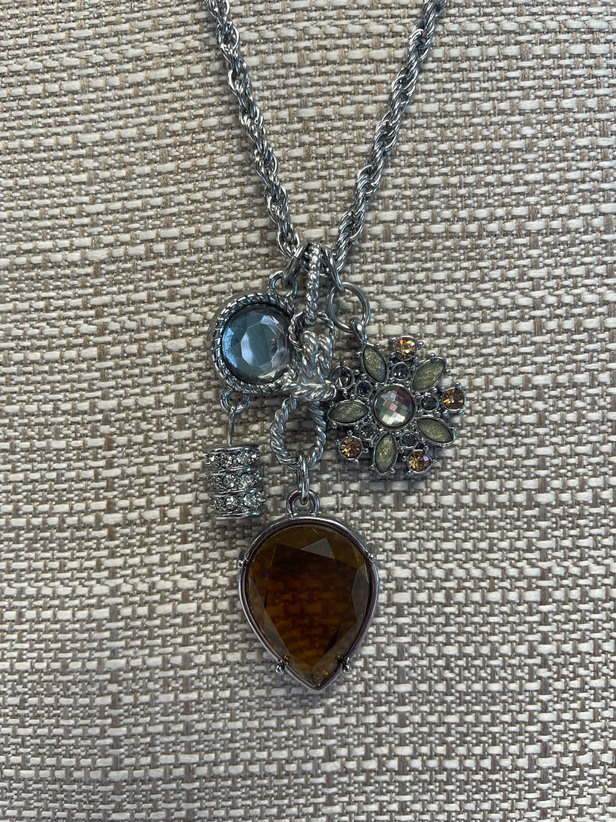 LOFT Silver charms Necklace