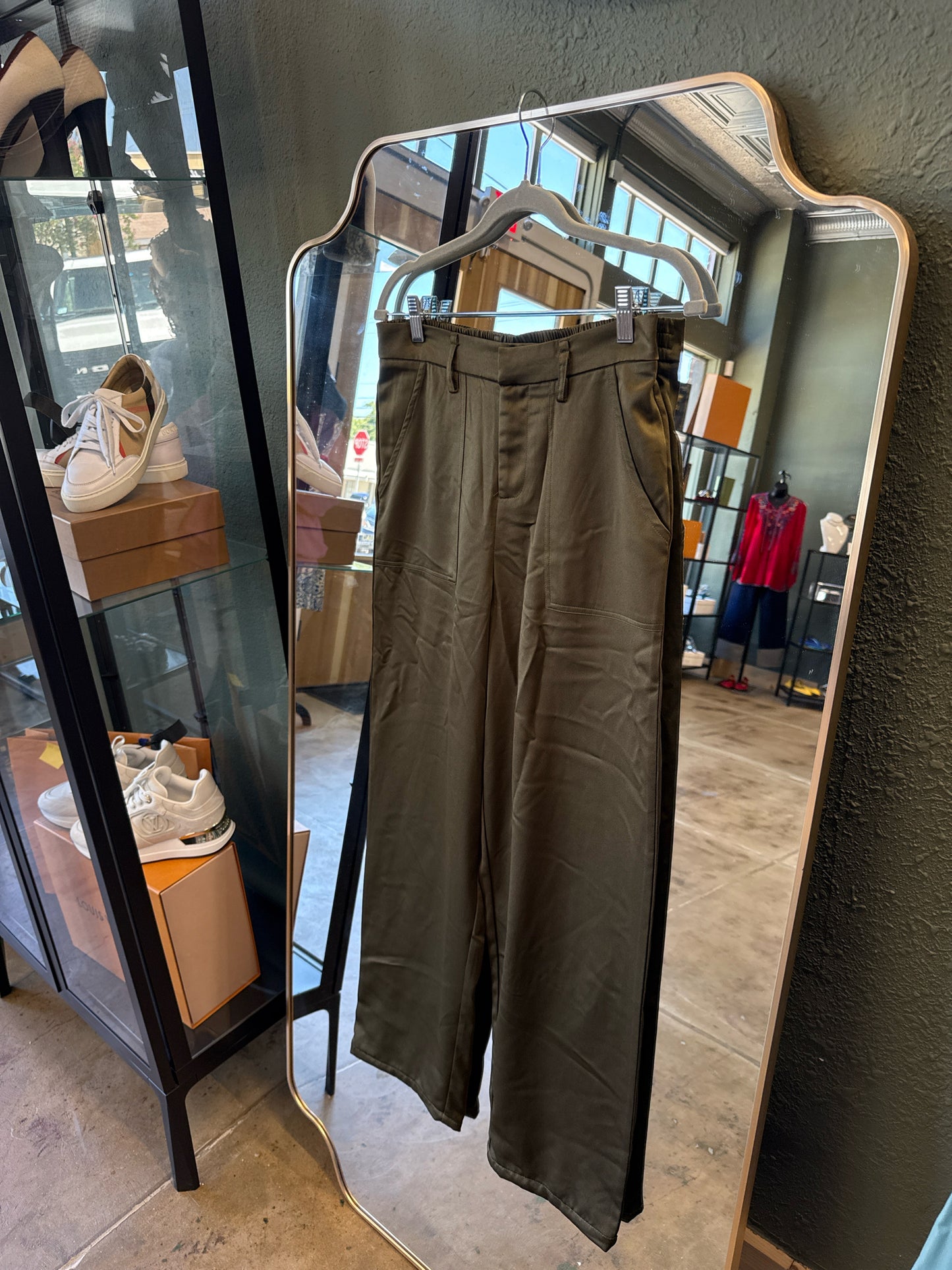 JOIE Green/Brown Pants