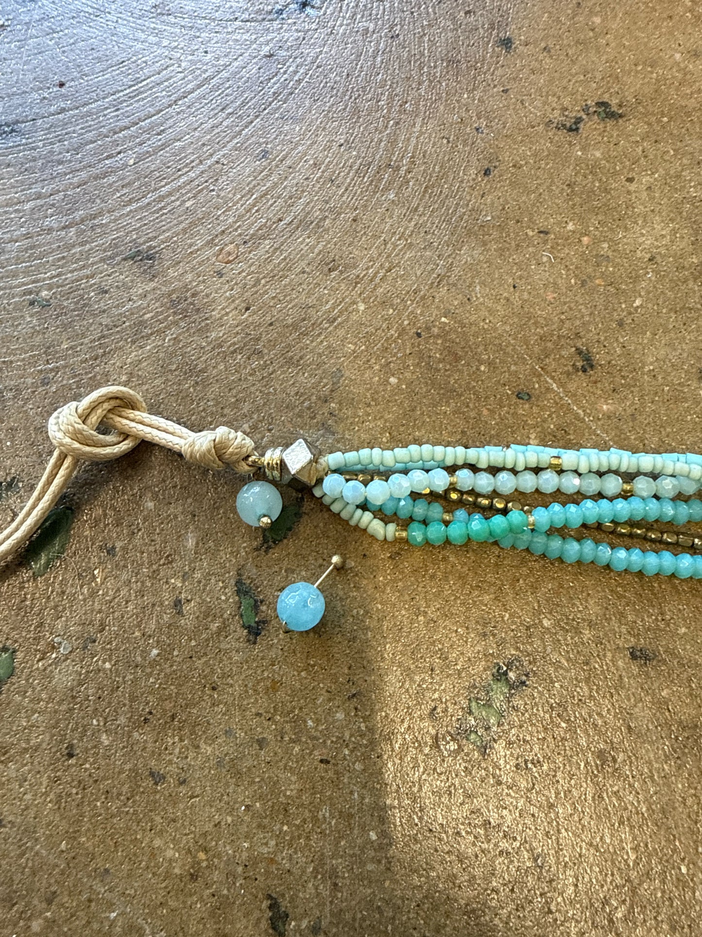 Blue/Gold Bracelet
