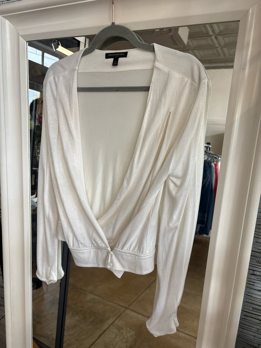 Banana Republic Size XS White Long sleeve Cardigan
