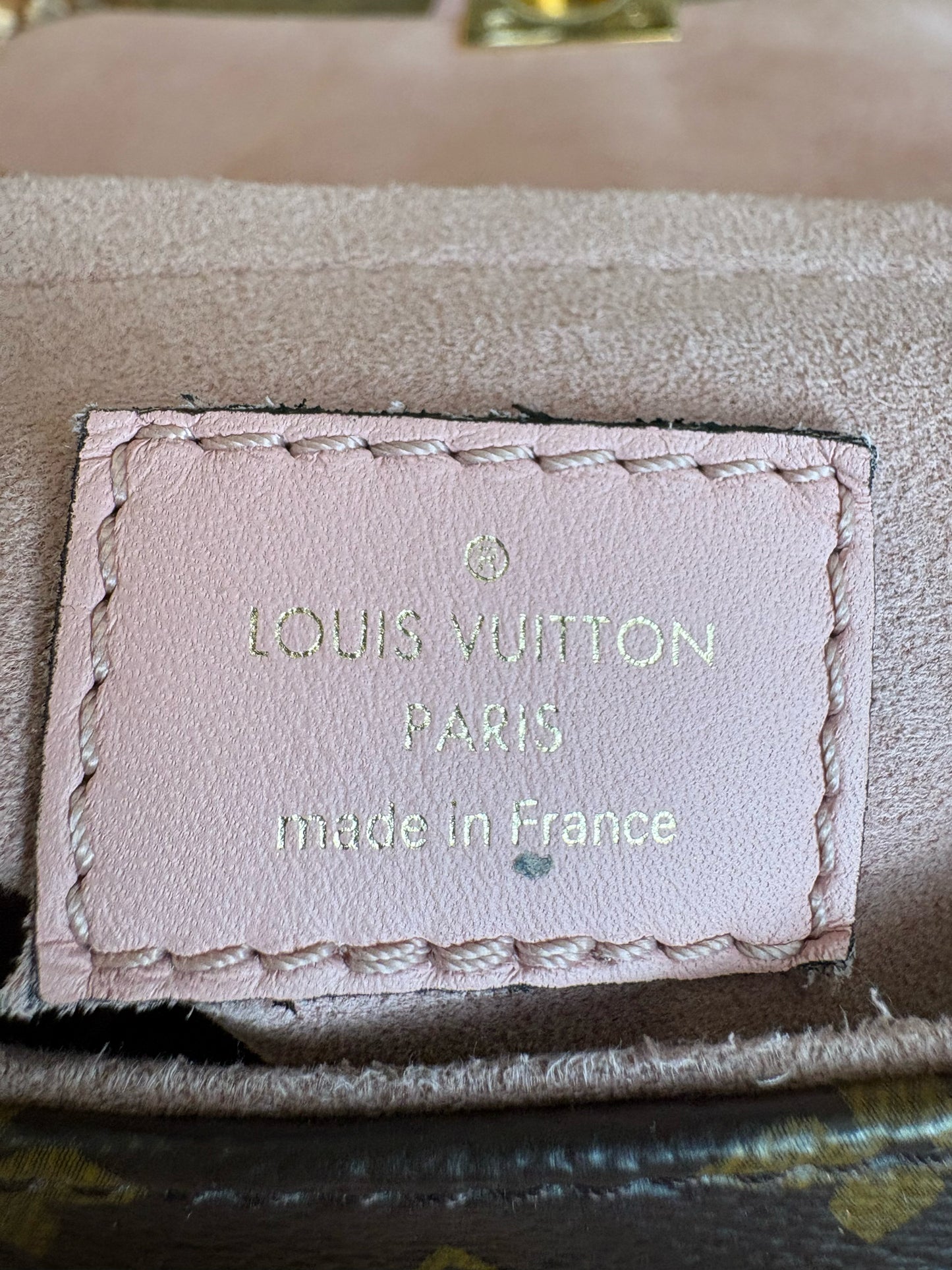 Louis Vuitton Brown/Pink Purse