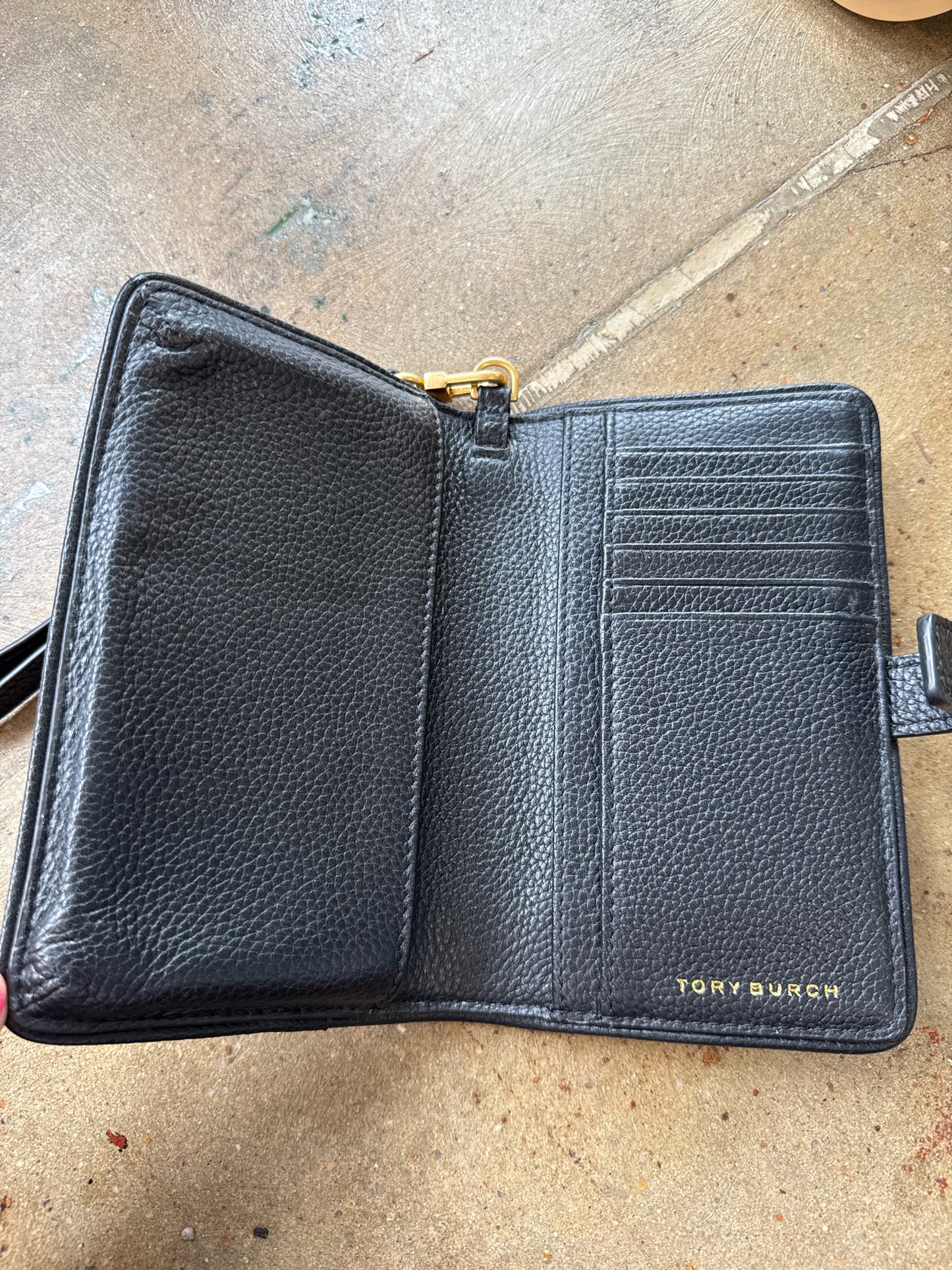Tory Burch Black Wallet/Wristlet