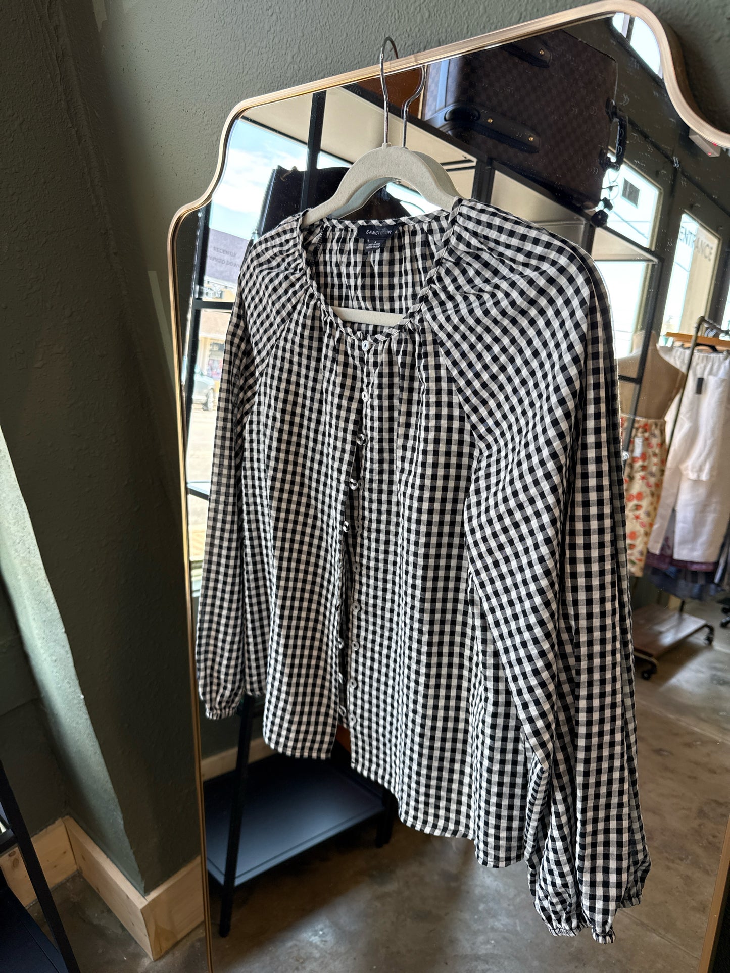 Sanctuary Size S Black/White Top