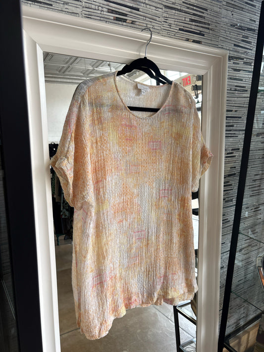 Purejill Size M multi watercolor Top