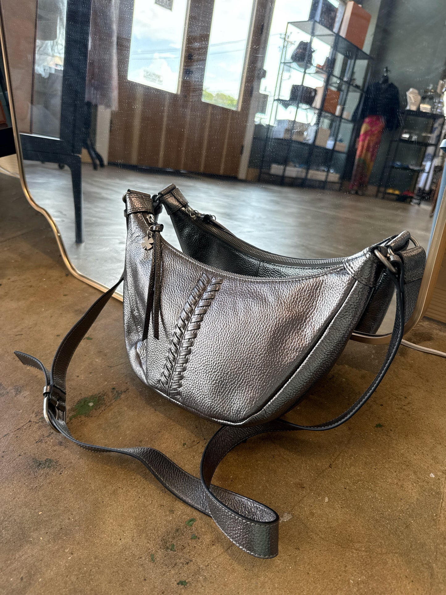 Lucky Brand Silver Bag