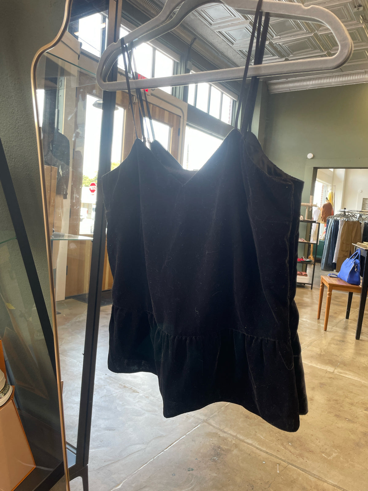 J. CREW Size 0 Black Top