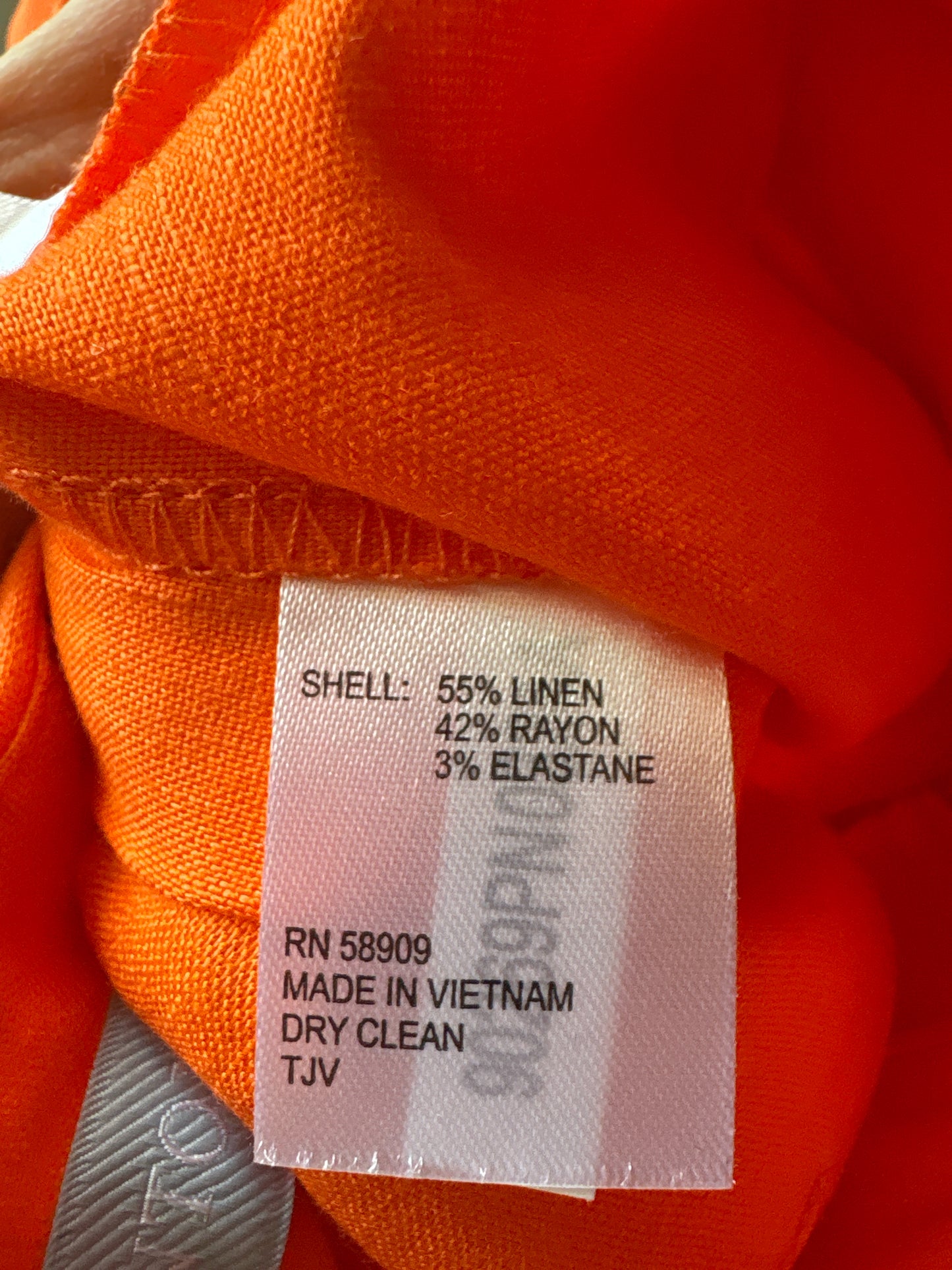 ANTONIO MELANI Size 6 Orange Pants