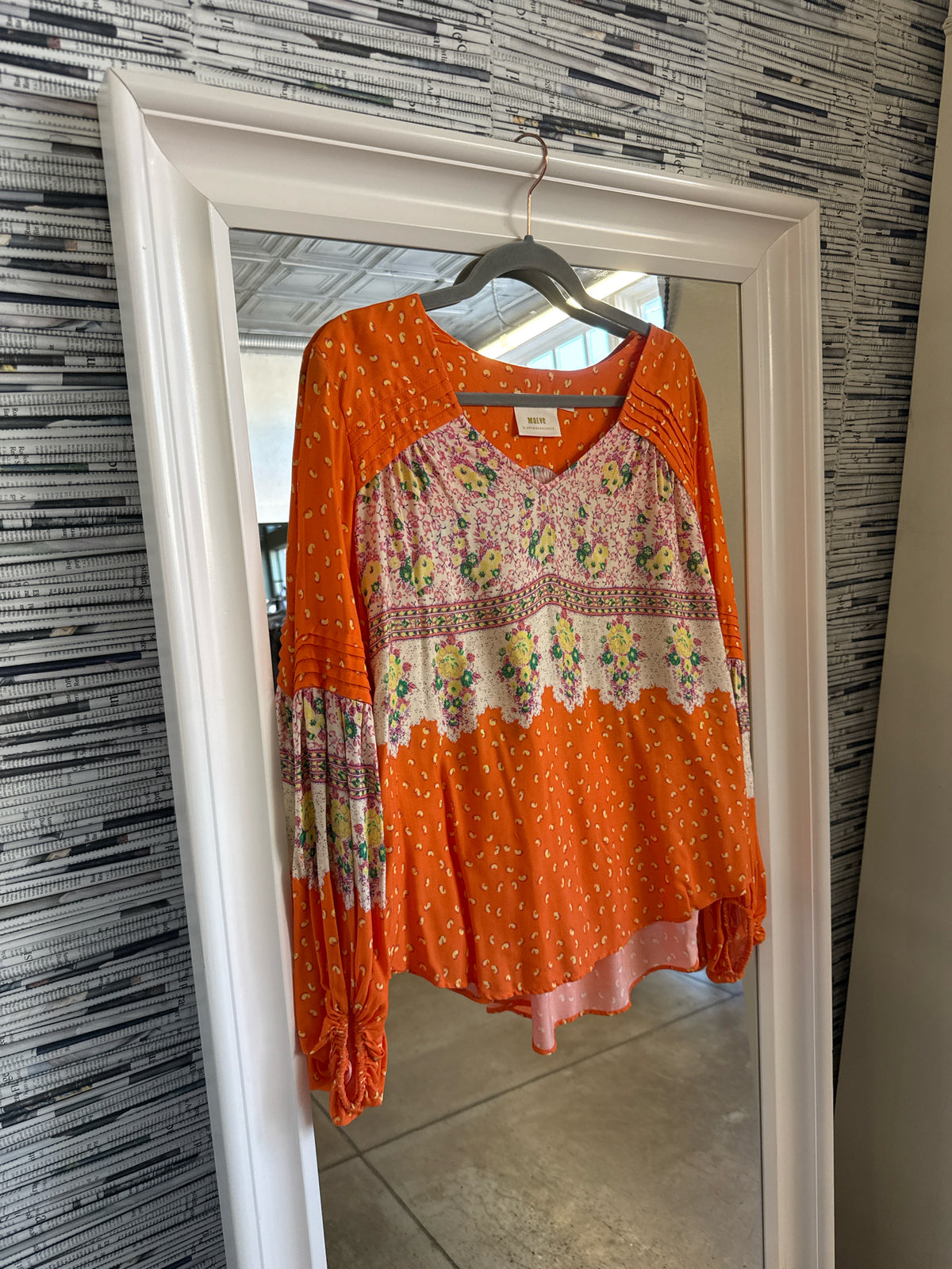 Maeve Size S Orange Top