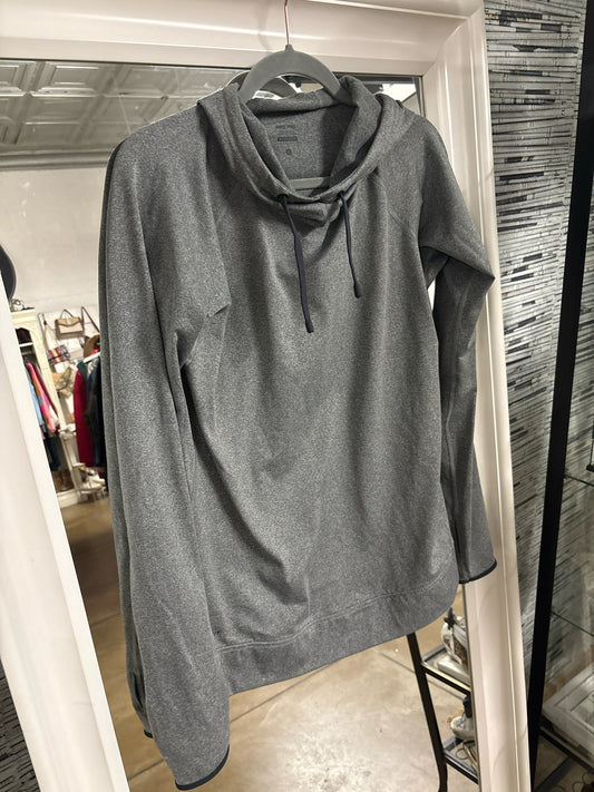Nike Pro Size L Gray Pullover/Hoodie
