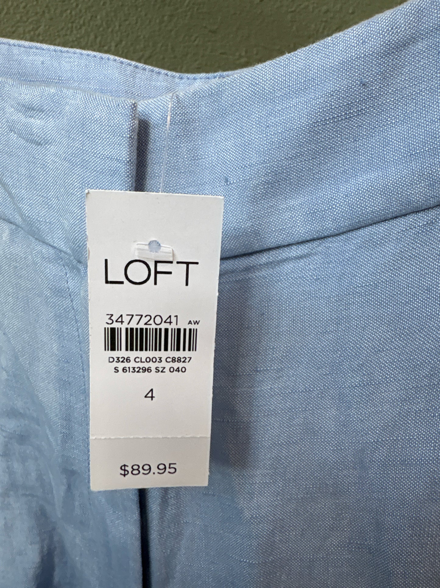 LOFT Size 4 Blue Pants