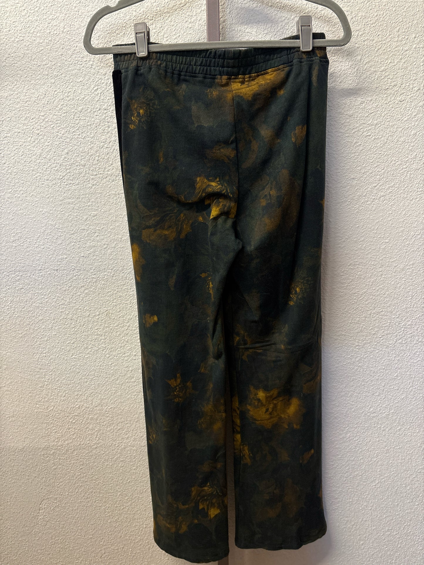 JW Los Angeles Size S Green/Yellow Tie Dye Pants