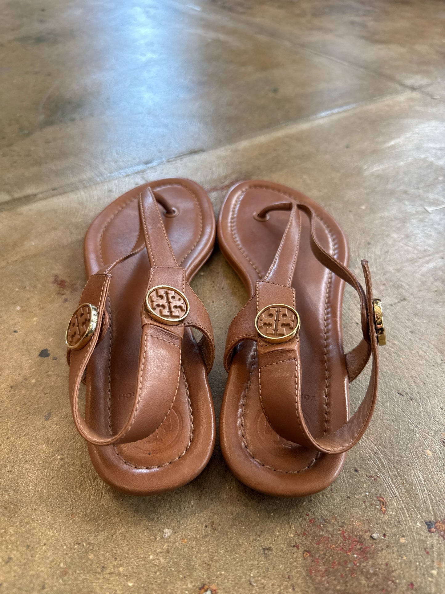 Tory Burch Shoe Size 7 Brown Sandals